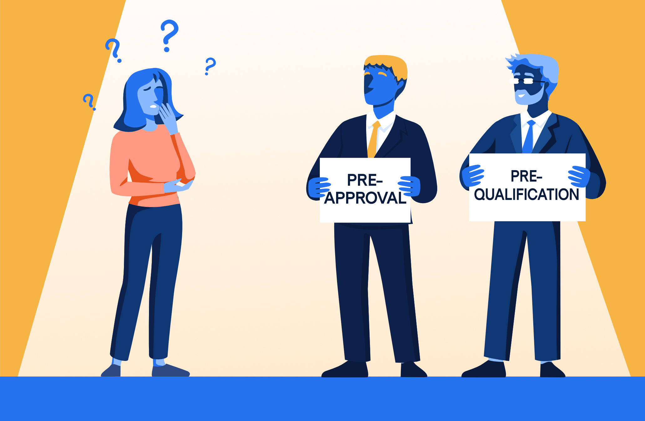 Buyer looking at two lenders trying to decide whether she needs a pre-approval or pre-qualification